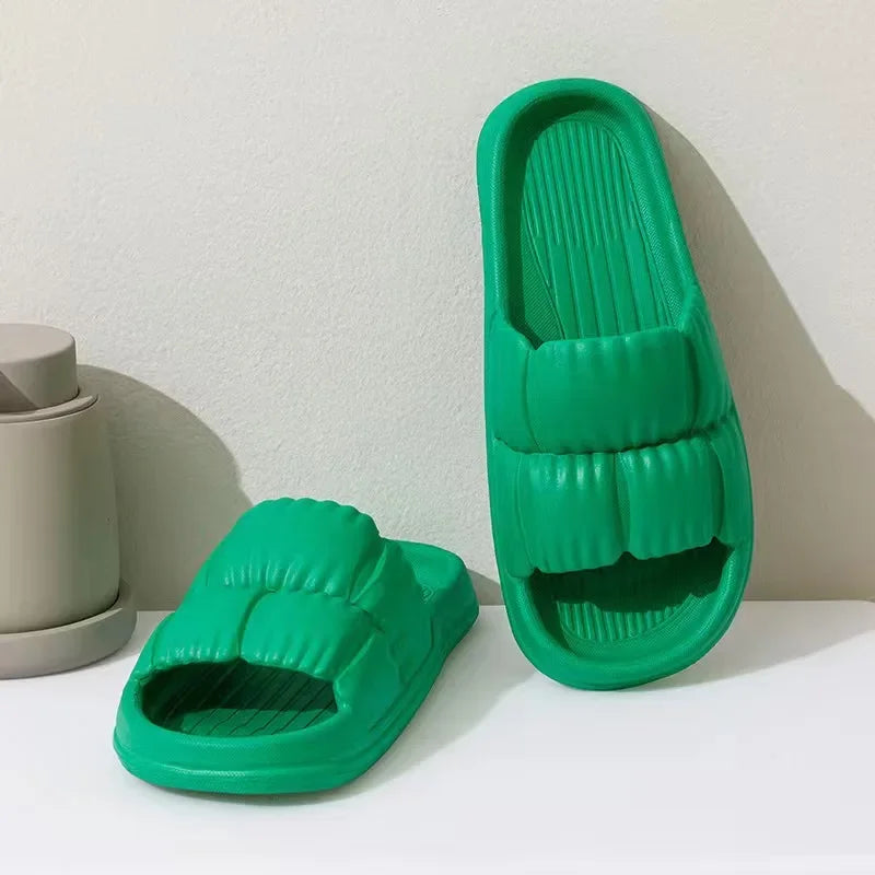 Zapatillas para mujer estilo acolchado