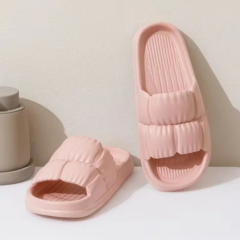 Zapatillas para mujer estilo acolchado
