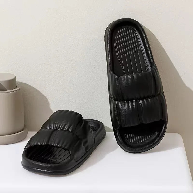 Zapatillas para mujer estilo acolchado