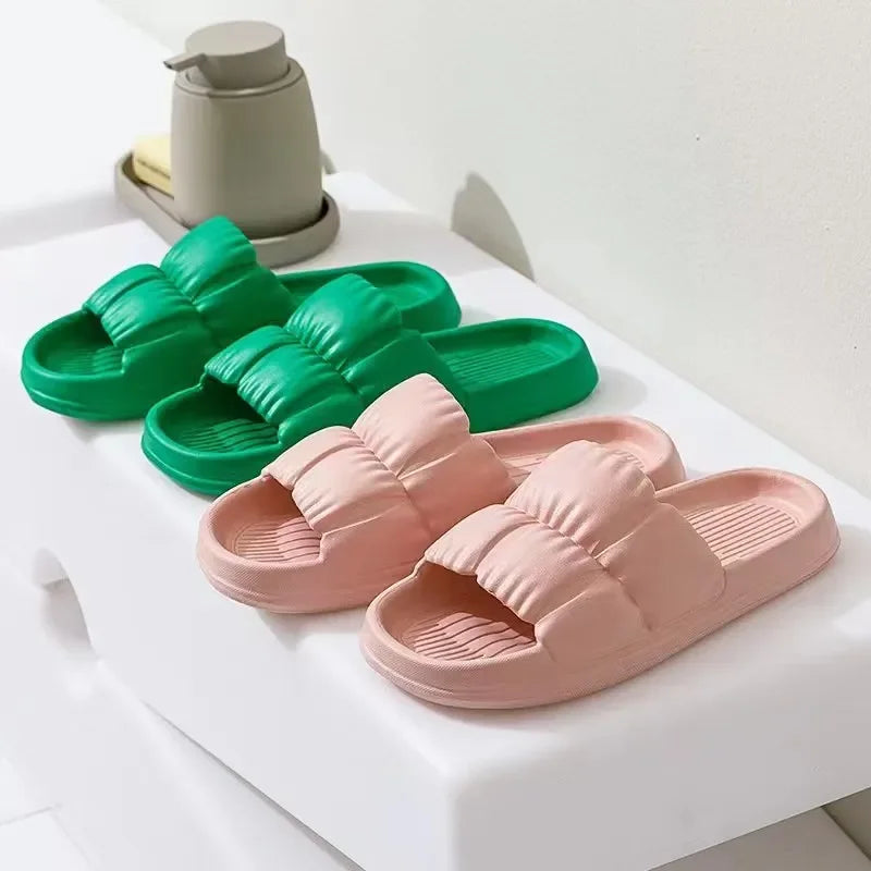 Zapatillas para mujer estilo acolchado