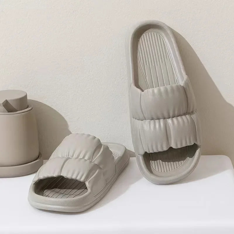 Zapatillas para mujer estilo acolchado