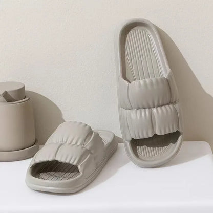 Zapatillas para mujer estilo acolchado