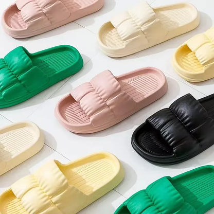 Zapatillas para mujer estilo acolchado