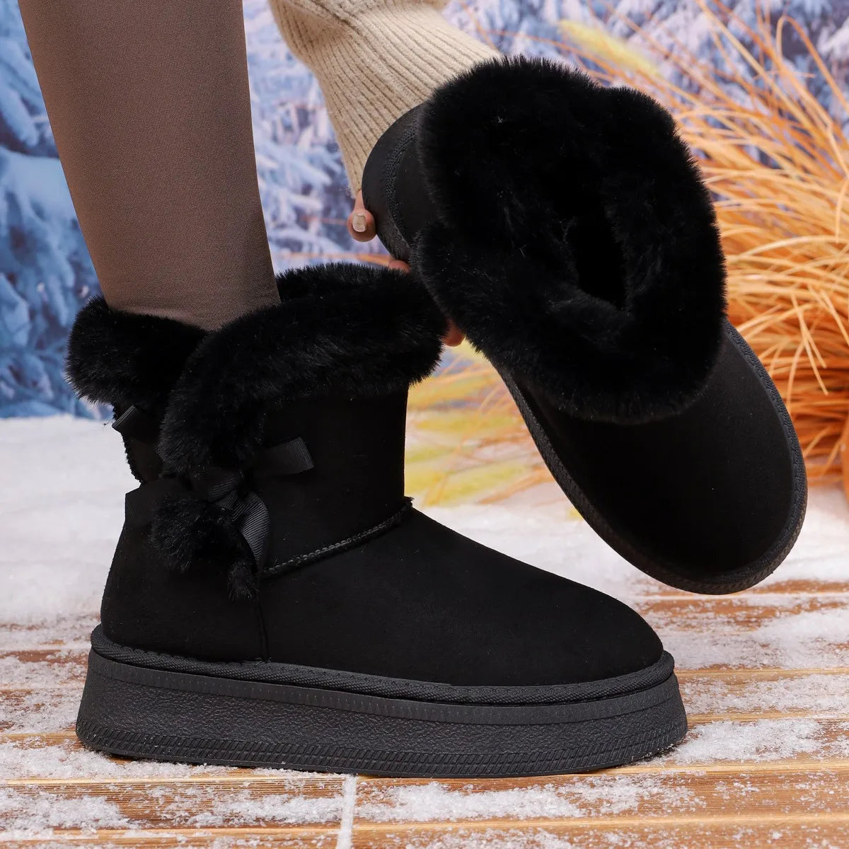 Botas de nieve con forro polar